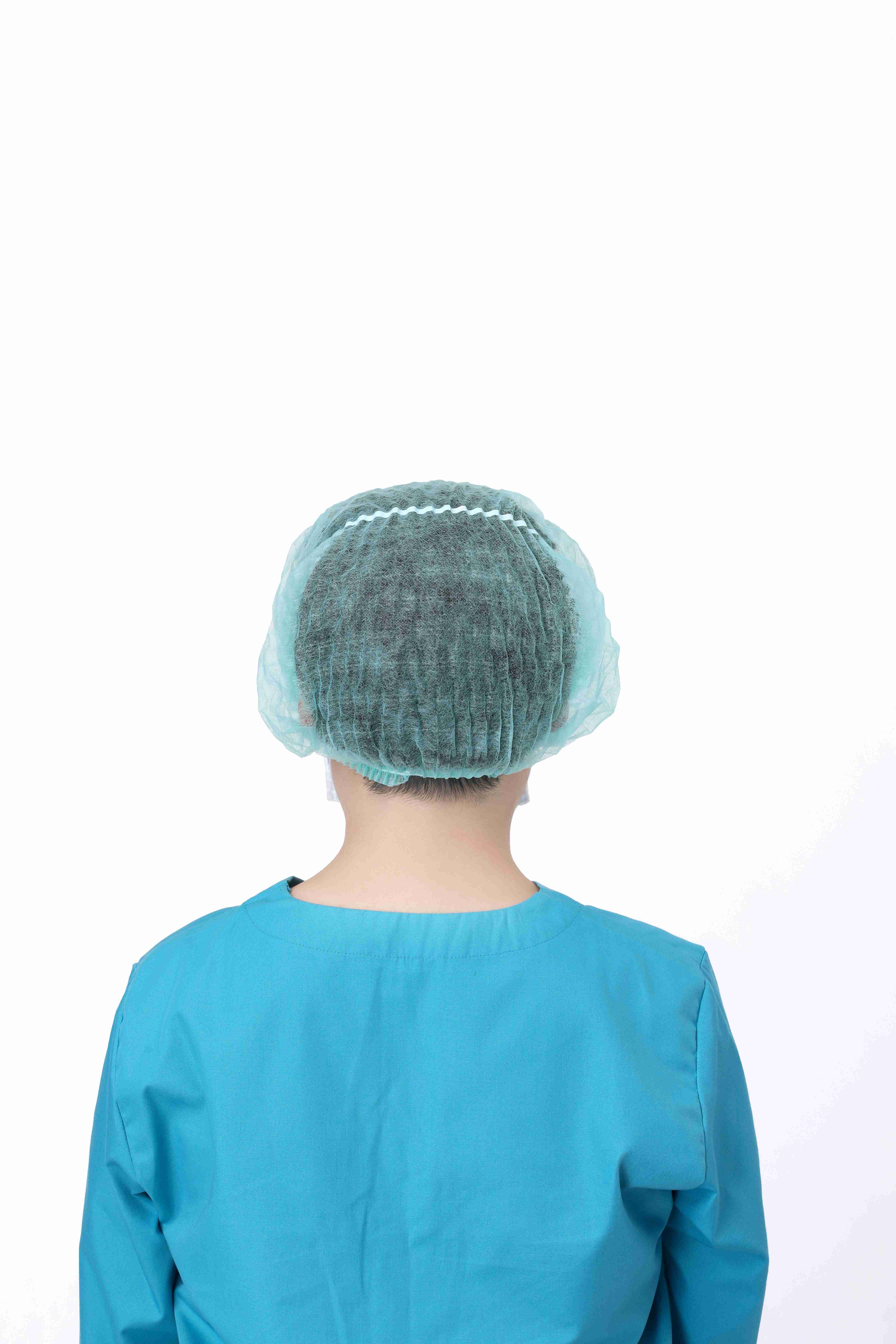 Gorro desechable, gorros de mafia, gorro de red para el cabello, 100 piezas, tamaño libre elástico, para cosméticos, belleza, cocina, industrias domésticas, hospitales